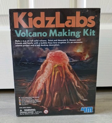 4M KIDZLABS - VOLCANO MAKING KIT - SCIENCE PROJECT - PAINT & DECOR SET