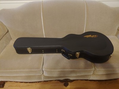 D'Angelico Excel DC SP  Electric Guitar. Transparent Blackw/Original Case