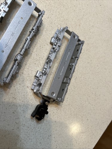 2 American Flyer Gilbert S Gauge 6 Wheel Diesel Silver Truck Frames W Couplers - Afbeelding 5 van 24