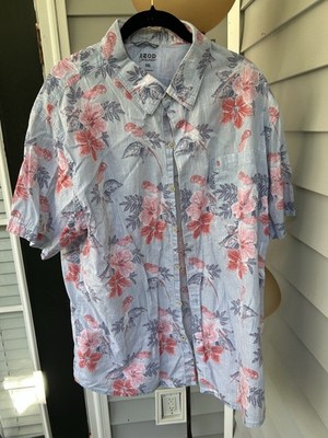 Izod Saltwater Men's Short Sleeve XXL Floral