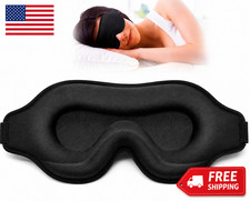 Sleep Eye Mask 3D for Side Sleeper Men Women, Zero Eye Pressure Relax Rest Mask