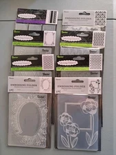 Darice, LOT OF 8 Embossing Folders. New!!!!