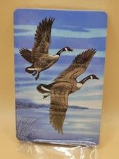 Ducks Flying Canadian Geese Artist Howland Vintage Rare Retro Playing Sealed ZO