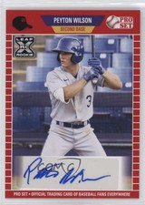 2021 Leaf Pro Set Baseball Blaster Auto Peyton Wilson #PS-PW1 Auto 0u66