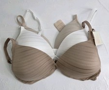 NWT 3 Pk Warner's Elements of Bliss  Support /Comfort Wireless Lift T-Shirt Bra