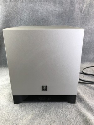 YAMAHA YST-SW010 Powered Subwoofer Down-Firing Home Theater Sub 10'' Bass Tested