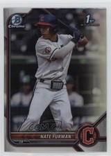 2022 Bowman Draft Chrome Refractor Nate Furman #BDC-182 0z8v