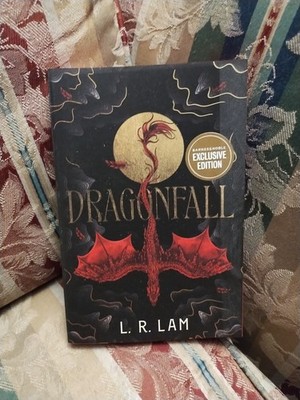 Dragonfall by L. R. Lam Barnes & Noble Exclusive Edition Paperback W/ Red Pages