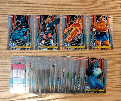 Topps Finest Fantastic Four Base Pick Your Card Common Uncommon Refractor Marvel