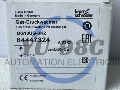 1PCS NEW Krom schroder pressure switch DG10UG-3K2