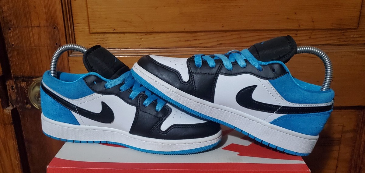 ⚠️NIKE AIR JORDAN 1 LOW SE GS True Blue Jordan 1 Low SE True Blue Men's - DM1199-140 - US