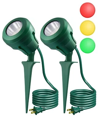 DEWENWILS EDISHINE Halloween 120V LED Outdoor Spotlights,5000K, Waterproof Landscape Light