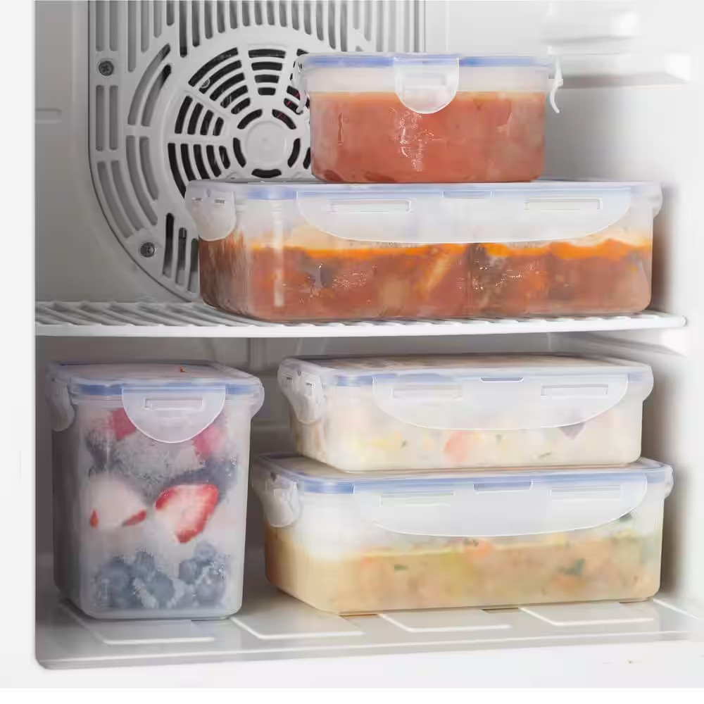 LOCK N LOCK Food Storage Container 22-Pc Set Plastic Kitchen Organizer Leakproof