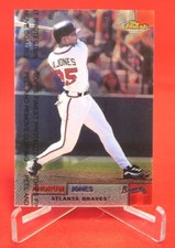 Andruw Jones W Coating 1999 TOPPS Finest Baseball Card #215 Mint 