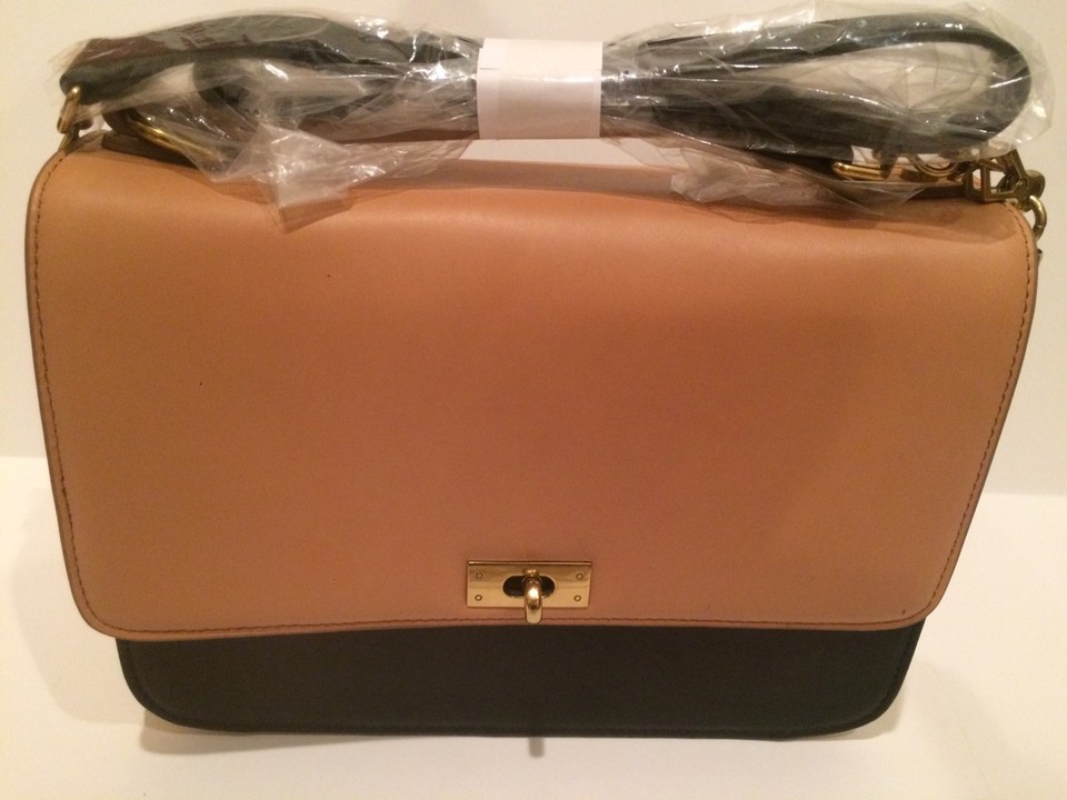 NWT J.Crew Edie Purse Tricolore Colorblock Tan Black eBay