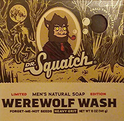 Dr. Squatch Natural Bar Soap, Werewolf Wash, 5 oz
