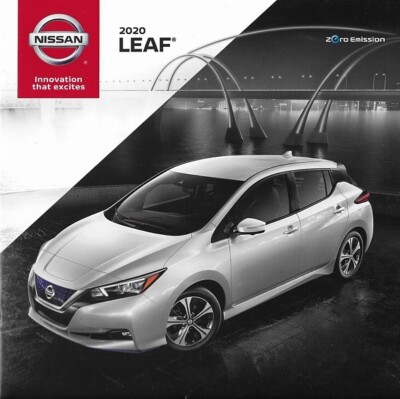 2020 NISSAN LEAF EV sales brochure catalog US 20 S SV SL Plus Electric