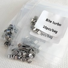 10Pack Dental Orthodontic MIM Bite Turbos Tongue Tamers Monoblock Bondable Hinge