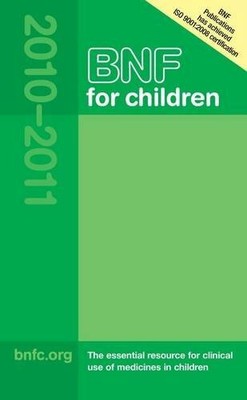 British National Formulary for Children 2010-2011 (BNF) Paperback Book ...