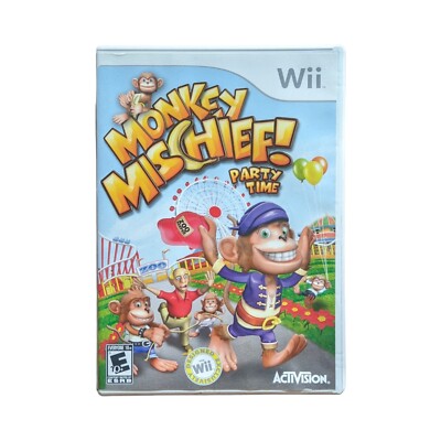 Monkey Mischief: Party Time Nintendo Wii 2008 Tested Disc and Case ...