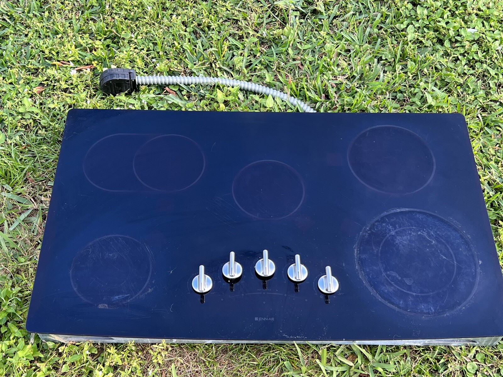 36" Jennair 5Burner Electric Glass Ceramic Cooktop UNTESTED eBay