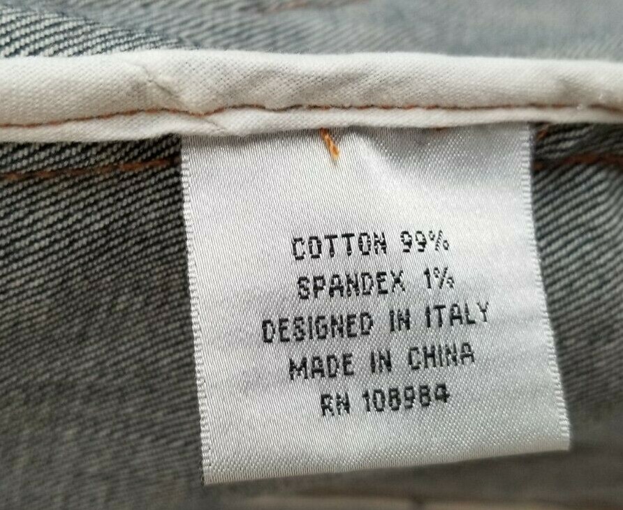 Devo Jacket Blue Denim Collared Buttons Pockets L… - image 8