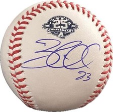 Zac Gallen signed 25th Anniversary Baseball JSA Arizona Diamondbacks autographed