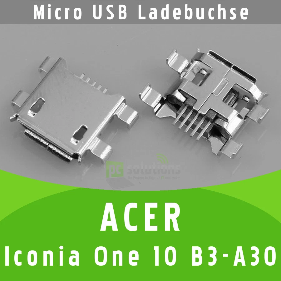 ✅ Acer Iconia One 10 B3-A30 Micro USB DC Femmina Presa di Ricarica Connettore Presa di Alimentazione