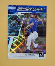 2021 Donruss Dominators Blue 1/249 Yu Darvish #DOM1 First Print 1/1 SP
