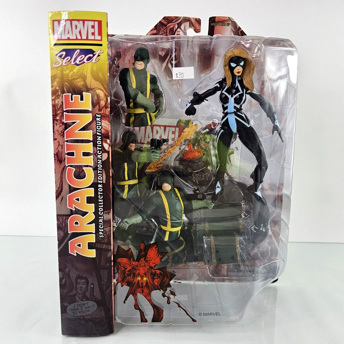 Marvel Select ARACHNE Julia Carpenter Omega Flight Action Figure