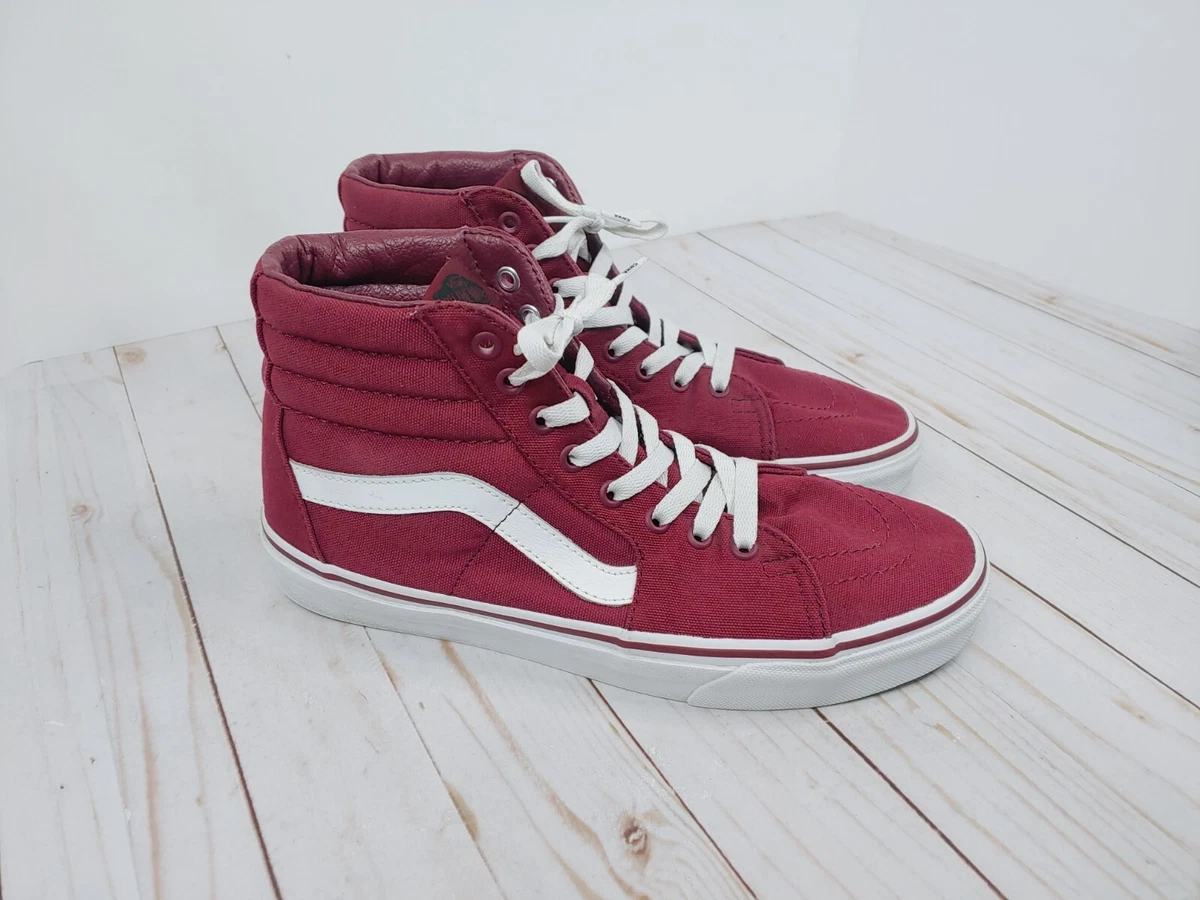 Red high vans deals