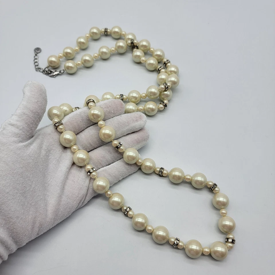 Charter Club 人造珍珠 Flapper 项链 经典优雅 可爱 Coquette 42 — 第 2/4 张图片