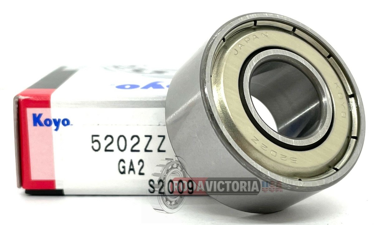 KOYO JAPAN 5202 ZZ double row rubber sealed ball bearing 15x 35x