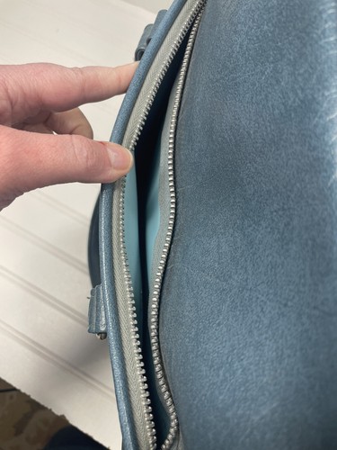 Vtg Samsonite Luggage Weekender Hand Bag Royal Traveler Medalist Blue - Picture 5 of 11