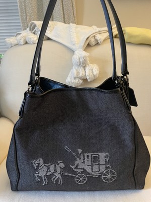 horse and carriage jacquard edie 31 shoulder bolsa