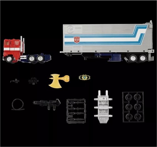 TRANSFORMRS Optimus Prime Missing Link C-01 W Trailer Takara Tomy MISB USA - Picture 3 of 12
