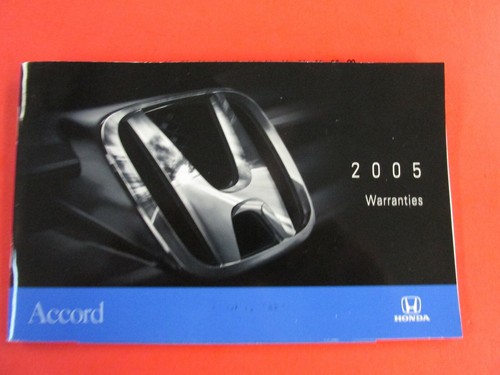 ACCORD, 2005 Honda Accord Sedan Owners Manual - Picture 7 of 7