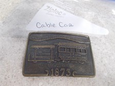 Vintage San Francisco Cable Car Belt Buckle