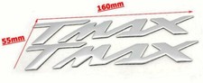COPPIA ADESIVI T MAX 500 530 ADESIVO TMAX BOMBATO ADESIVO 3D ARGENTO RESINA GEL