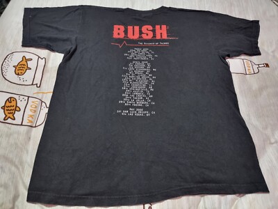 Vintage Bush 2000s The Science of Things Tour Band T Shirt Grunge
