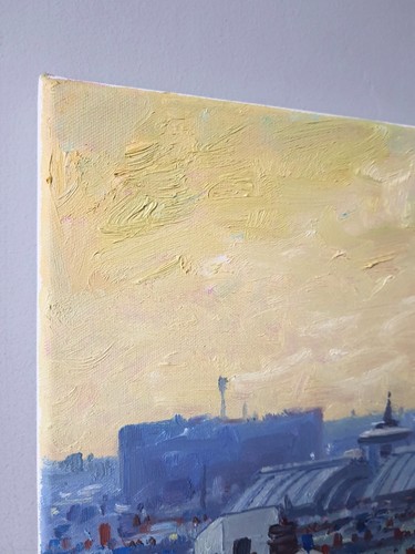 Paris Rooftops, oil painting on canvas - Picture 3 of 7