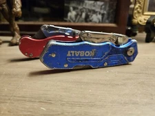 GOOD DEAL!! - 2 NICE UTILTIY KNIVES-KOBALT AND ACE HARDWARE- LOCKBACK-STURDY