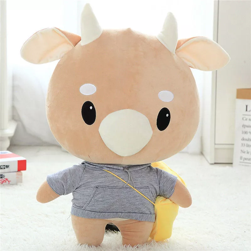 Hardworking cow plush deals