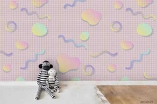 3D Geometry Graphic Pattern Wallpaper Wall Murals Removable Wallpaper 4