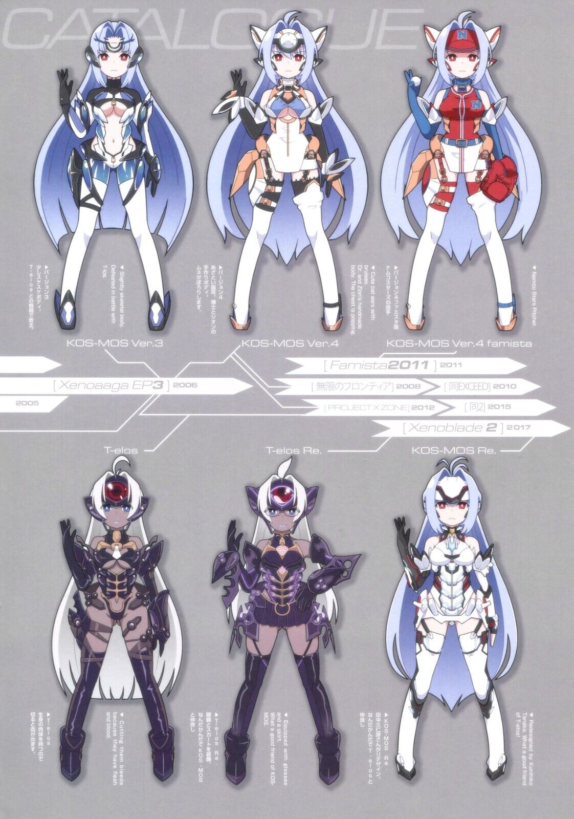 kos-mos (xenosaga and 1 more) drawn by asagi1111