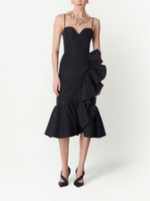Carolina Herrera ruffled silk dress