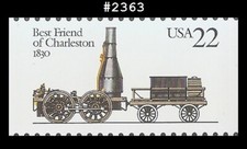 USA3 #2363 MNH Locomotive Best Friend of Charleston