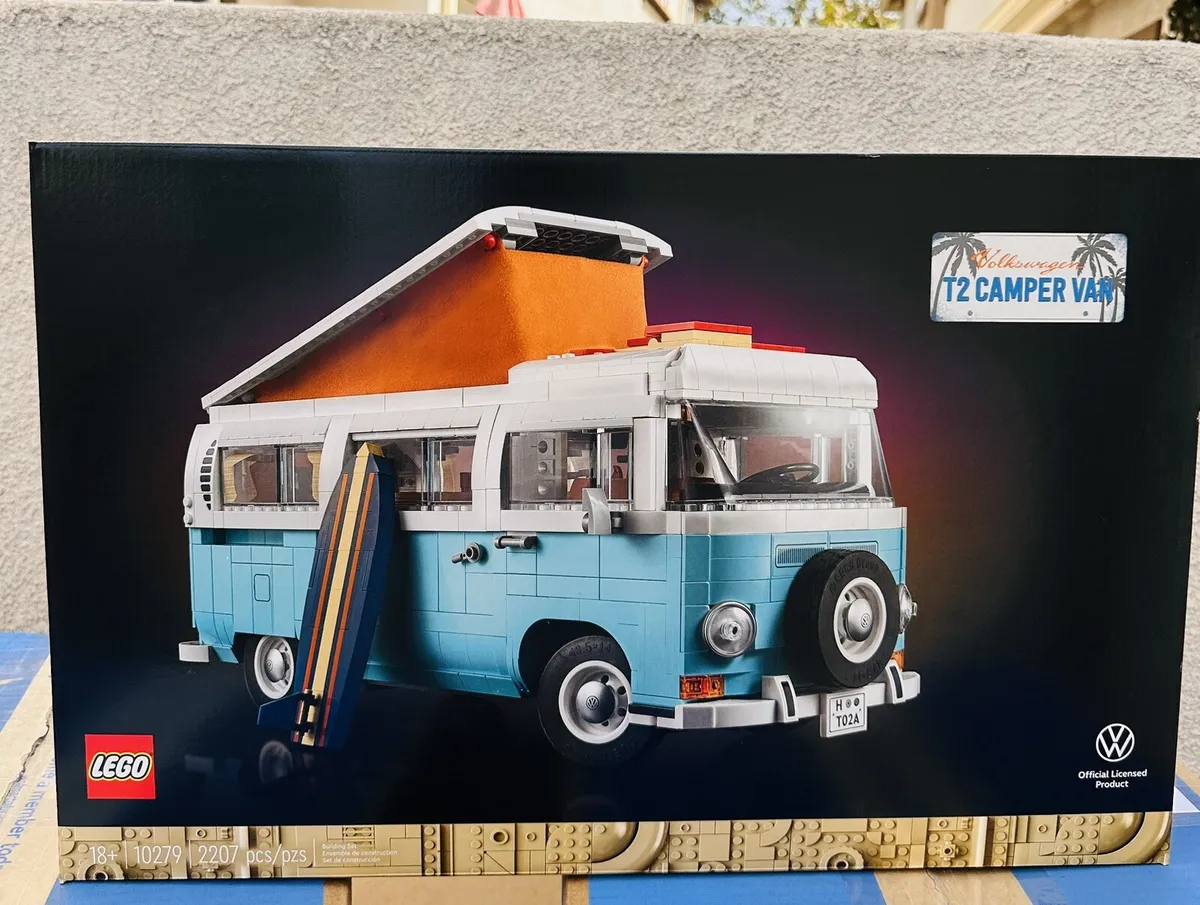 At øge Skære Hobart LEGO Volkswagen T2 Camper Van 10279 Building Kit (2,207 Pieces) | eBay