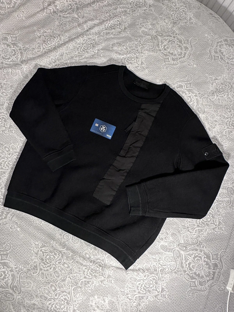 Stone island deals ghost sweatshirt black