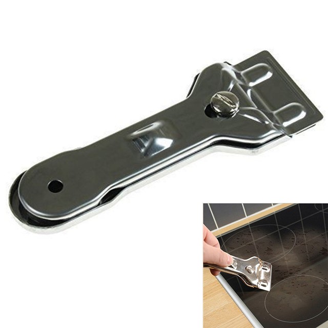 Window Glass & Ceramic Hob Scraper Knife Cleaner With 1 Blade Oven